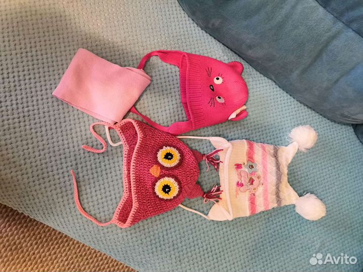 Шапки на девочку. разные размеры