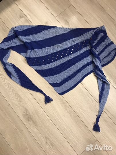 Бактус вязаный, шарф