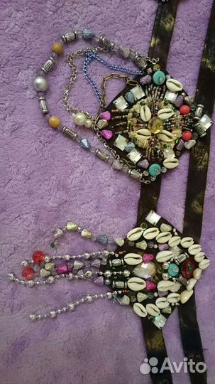 Сценический декоративный пояс для восточных танцев