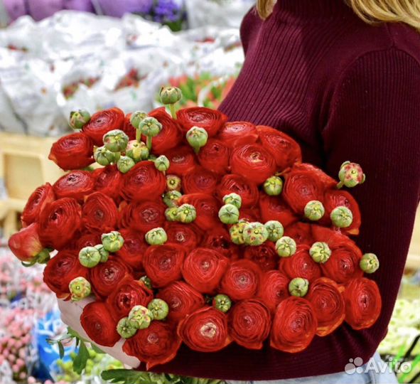 Букет из ранункулюса