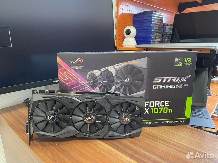 Asus GTX 1070 TI Strix 8GB. Кредит. Гарантия