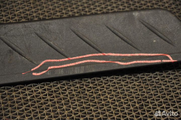 Накладка на порог передняя правая honda civic FK2