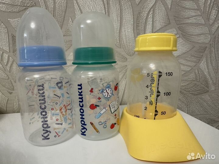 Молокоотсос medela swing +бутылки накладки ниблер