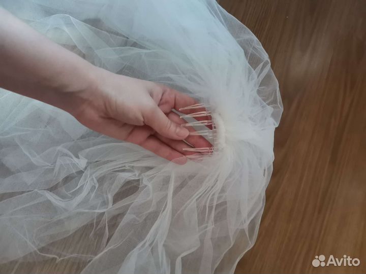 Фата, подъюбник свадебный