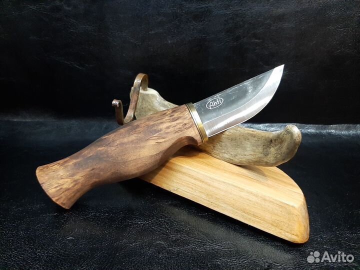 Нож финский Ahti Puukko Kaira сталь W75 Carbon