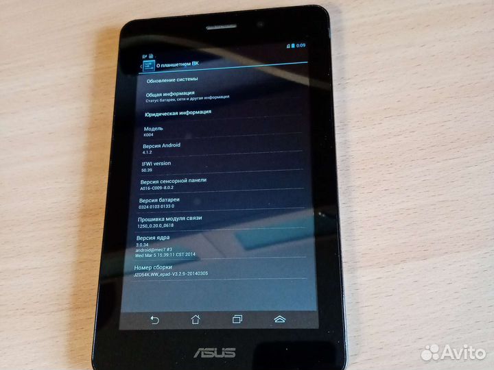 Планшет asus fonepad K004 (me371mg)