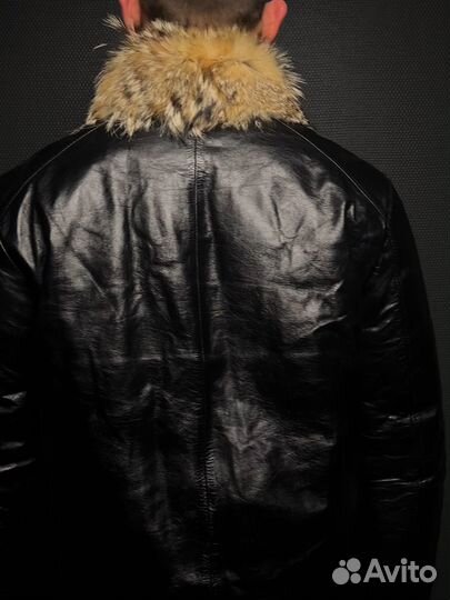 Шуба волка натуральная кожа