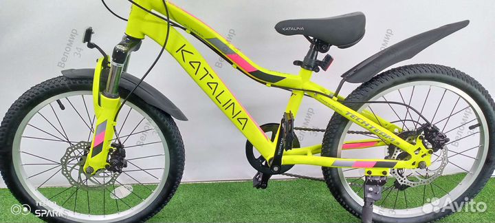 Велосипед TechTeam Katalina 20д. рост 11 желтый