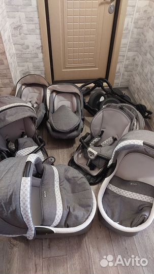 Коляска для двойни 3 в 1