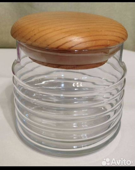 Стеклянная банка для сыпучих продуктов 0,5 л