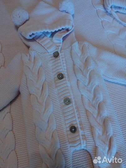 Вязанный комплект на выписку