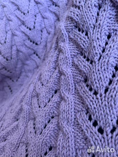 Плед детский вязаный ручная работа