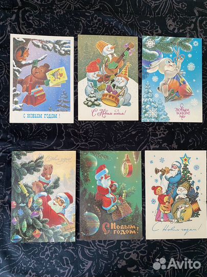 Открытки Зарубина чистые 30 шт СССР