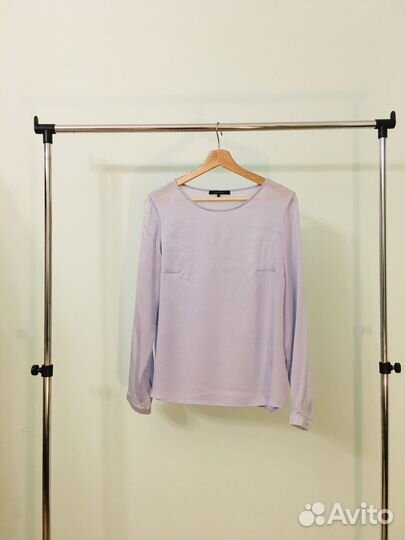 Блузка голубая натуральный шелк 48-50 Charuel