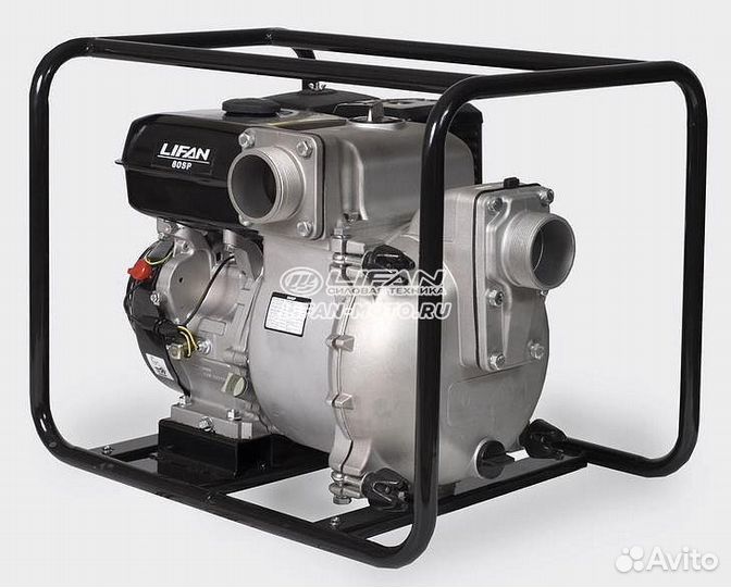 Мотопомпа Грязевая lifan SP 80 (177F)