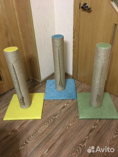 Когтеточки и домики для кошек