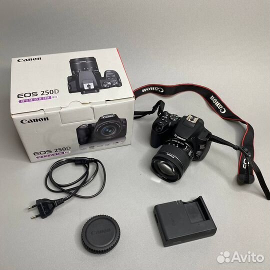 Canon EOS 250D 18-55 IS STM kit Черный