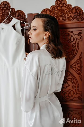 Свадебный халат. Xs-S