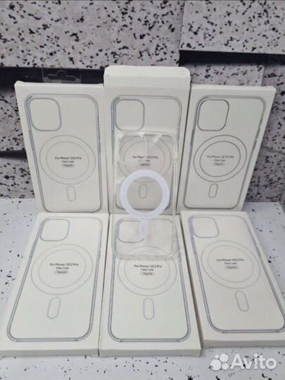 Прозрачный MagSafe Чехол на айфон от 12 и выше