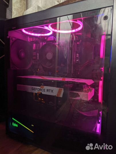 Игровой пк Ryzen 5 5500/RTX 3060 12Gb/16Gb/M2 512