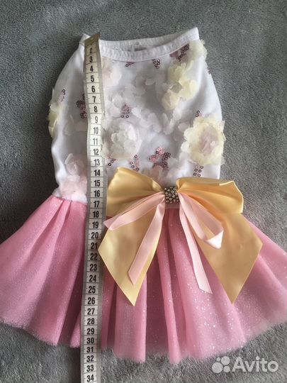 Майка, платье, рюкзачок для собачки новое