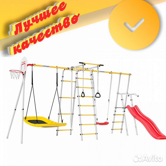 Детский спортивный комплекс Лесная поляна-3PRO №9