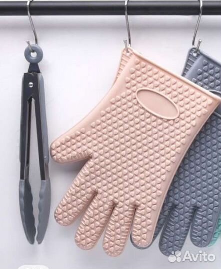 Силиконовые прихватки перчатки