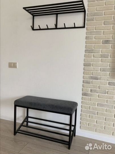 Вешалка настенная для прихожей металлическая лофт