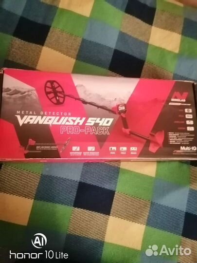 Металлоискатель minelab vanquish 540 pro pack