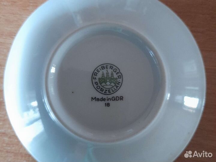 Сервиз кофейный freiberger porzellan гдр