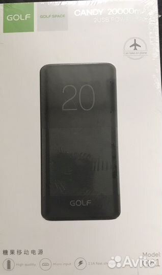 Внешний аккумулятор Golf candy G81 20000 mAh