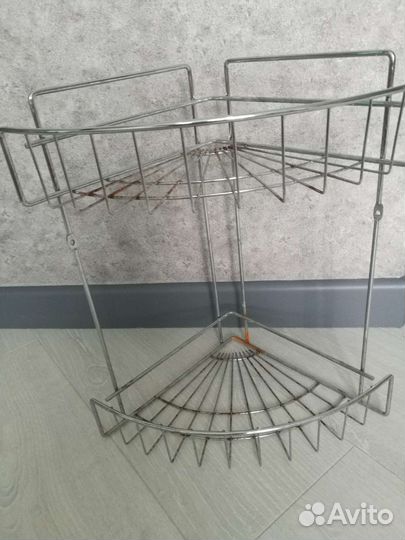 Полочка для ванной угловая