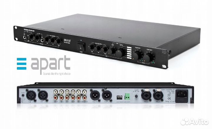 Предусилитель Микшер Apart PM7400mkii Проф Stereo