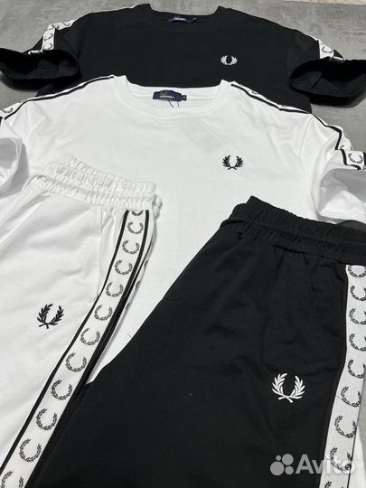 Летний костюм шорты+футболка Fred perry