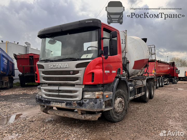 Автобетоносмеситель Scania P400, 2012
