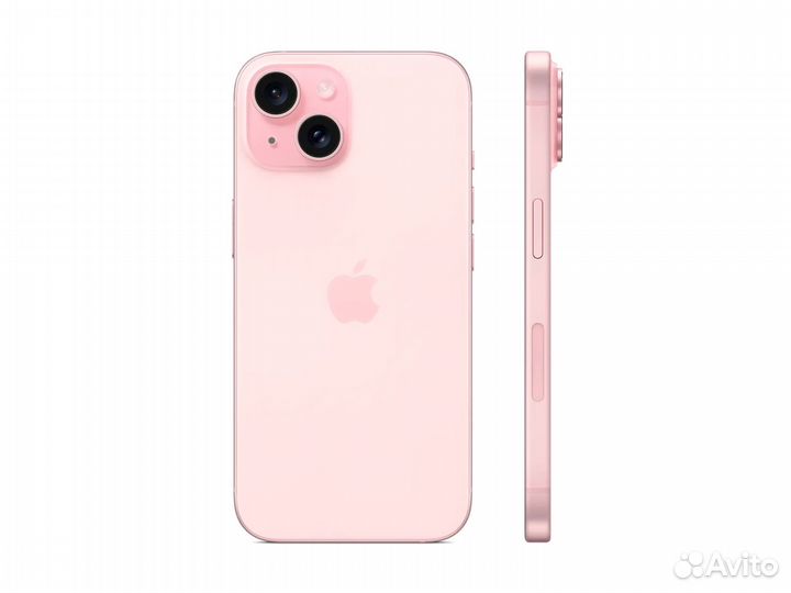 Смартфон Apple iPhone 15 128GB eSIM, Pink (Розовый)