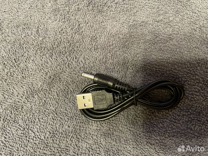Кабель USB 2,0 для DC 5,5 мм x 2,1 мм 1,0 м 2A