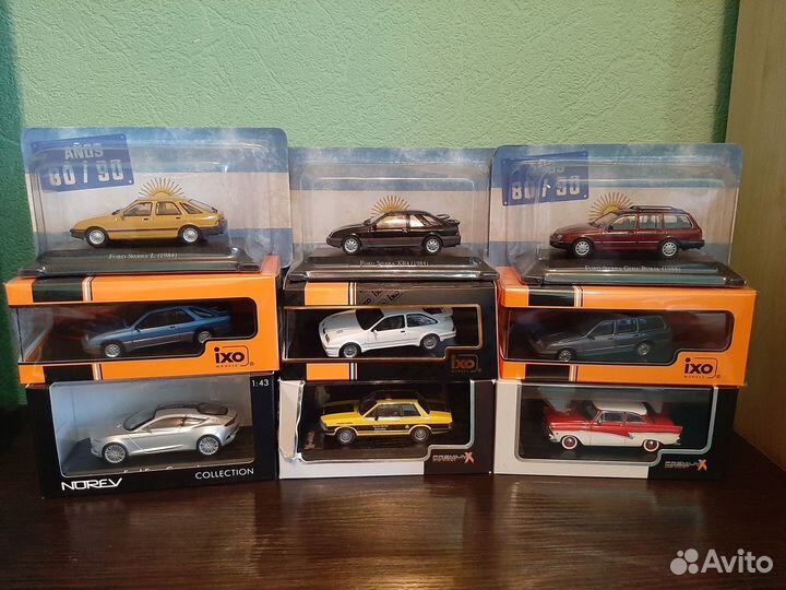 Модели Ford и Chevrolet 1/43