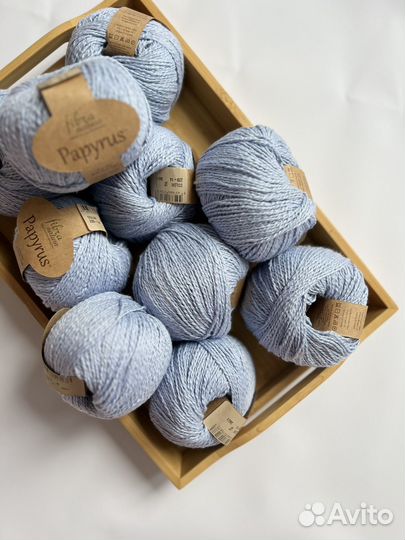 Пряжа papyrus хлопок шёлк