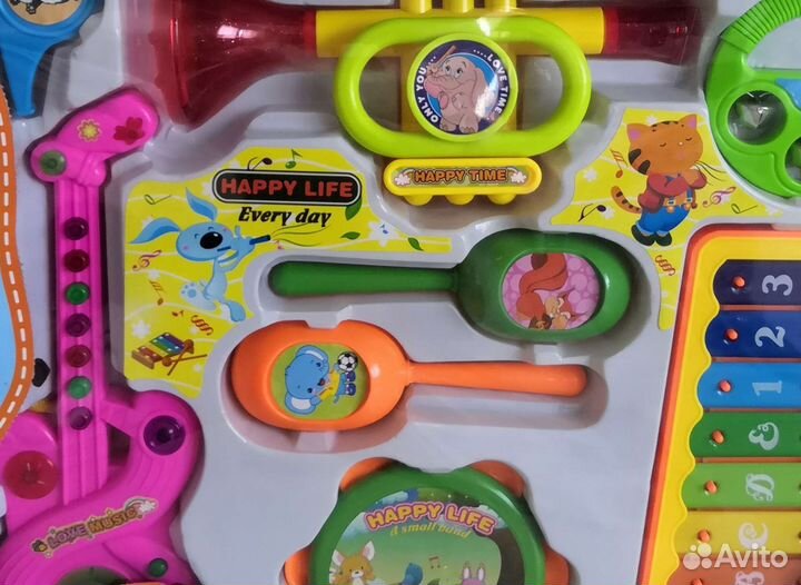 Музыкальные инструменты для детей 3+