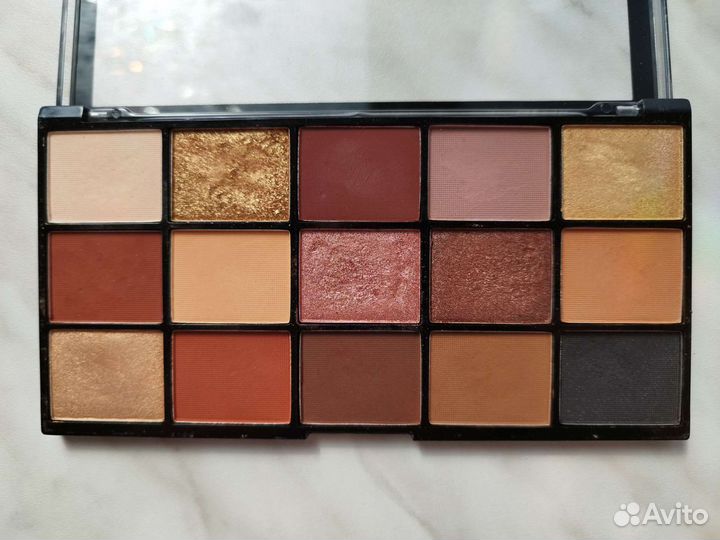 Тени makeup revolution I heart revolution nyx