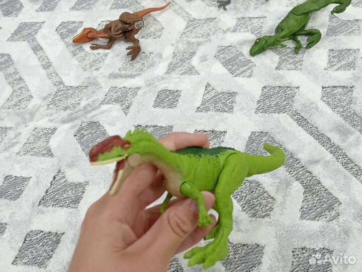 Динозавры jurassic world mattel