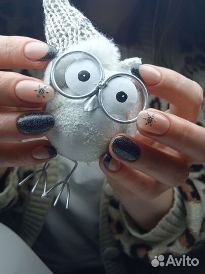 Маникюр + покрытие шеллак + наращивание +педикюр+