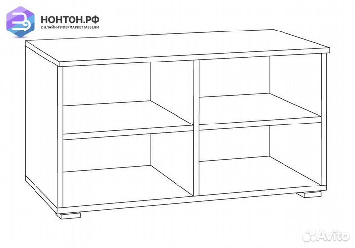 Тумба Остин 13.257 белый шагрень / дуб вотан