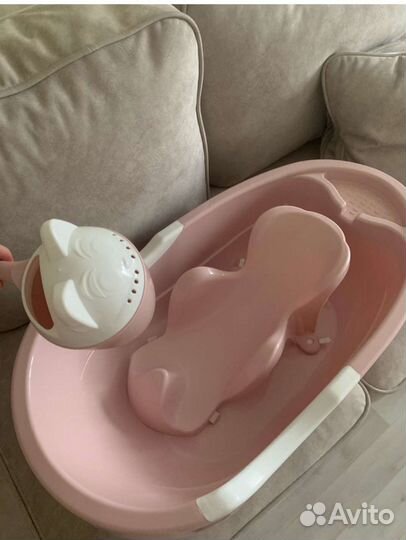 Ванночка с горкой и ковшиком