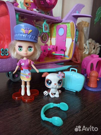 Самолёт Littlest Pet Shop лпс стоячки