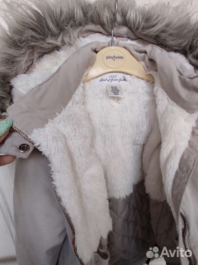 Куртка H&M для девочки 110-116 5-6 лет