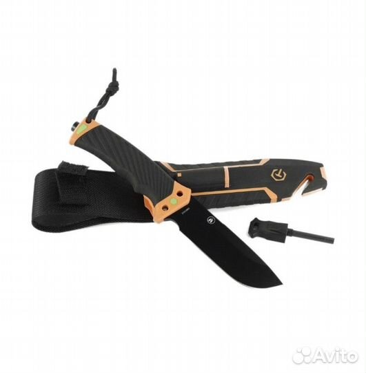 Нож Ganzo G8012V2 -OR c паракордом новый