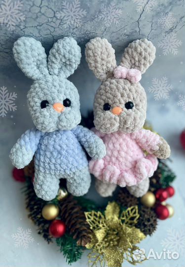 Вязаные игрушки ручной работы