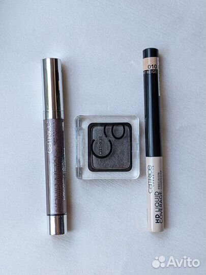 Catrice косметика (тени+консиллер+жидкие тени)